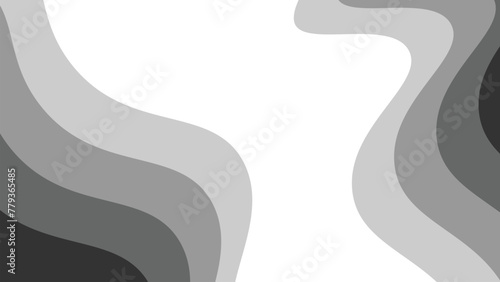 Gray papercut abstract background for backdrop or presentation