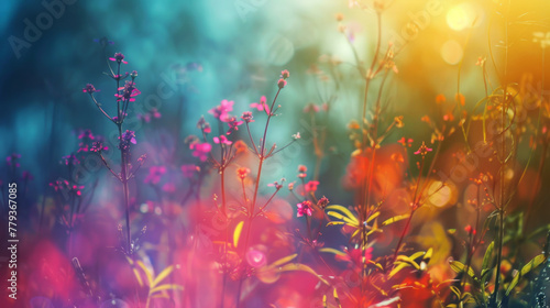 colorful flower © Kullapan