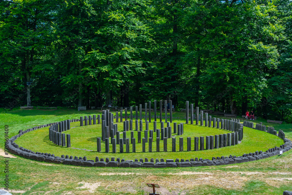 Fototapeta premium Dacian spiritual site Sarmizegetusa Regia in Romania