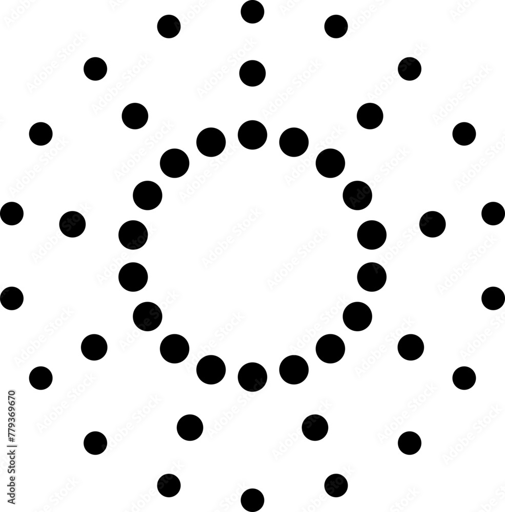 Abstract Minimalist Dots Shapes