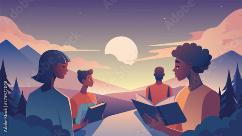 As the sun sets on one side of the world another group of readers from a different time zone logs on to join the digital book club. Despite