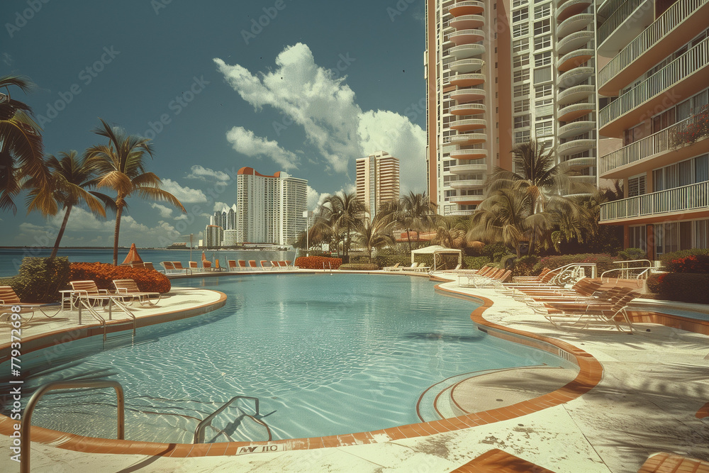 1980s Vintage Miami Florida 
