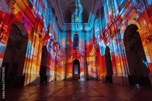 Transformative Architectural Digital Projections in Stunning Visual Art Display