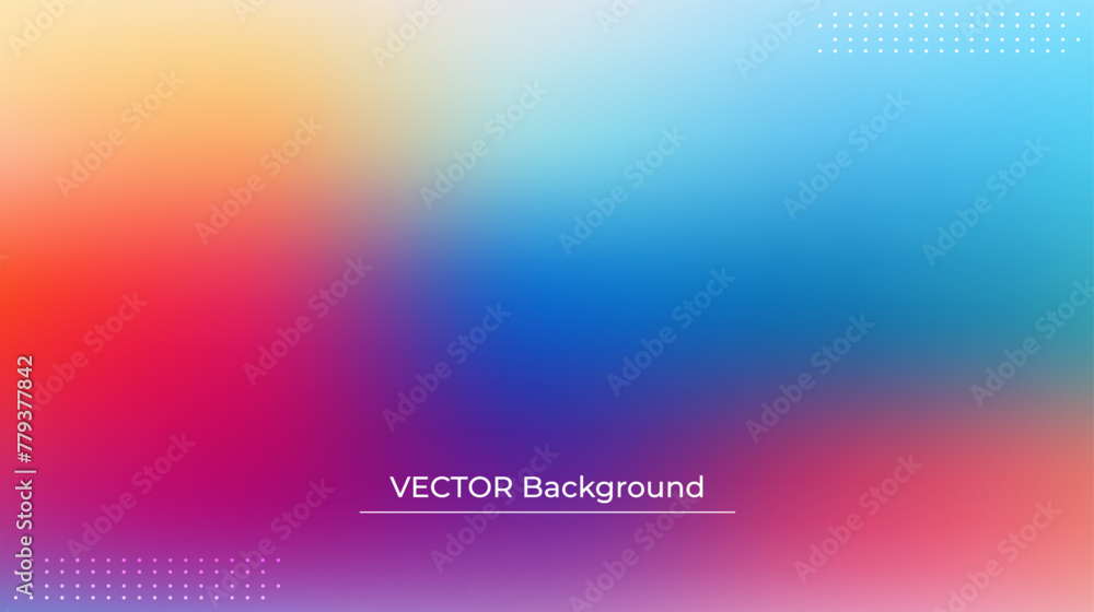 Smooth and blurry colorful gradient mesh background. Modern bright rainbow colors. Easy editable soft colored vector banner template. Premium quality Smooth and blurry colorful gradient mesh background. Modern bright rainbow colors. Easy editable soft colored vector banner template. Premium quality