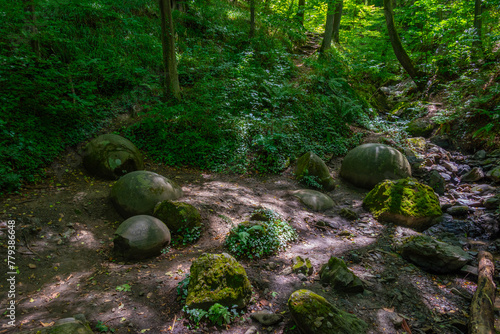 Popular stone spheres - kamene kugle - in Bosnia and Herzegovina photo