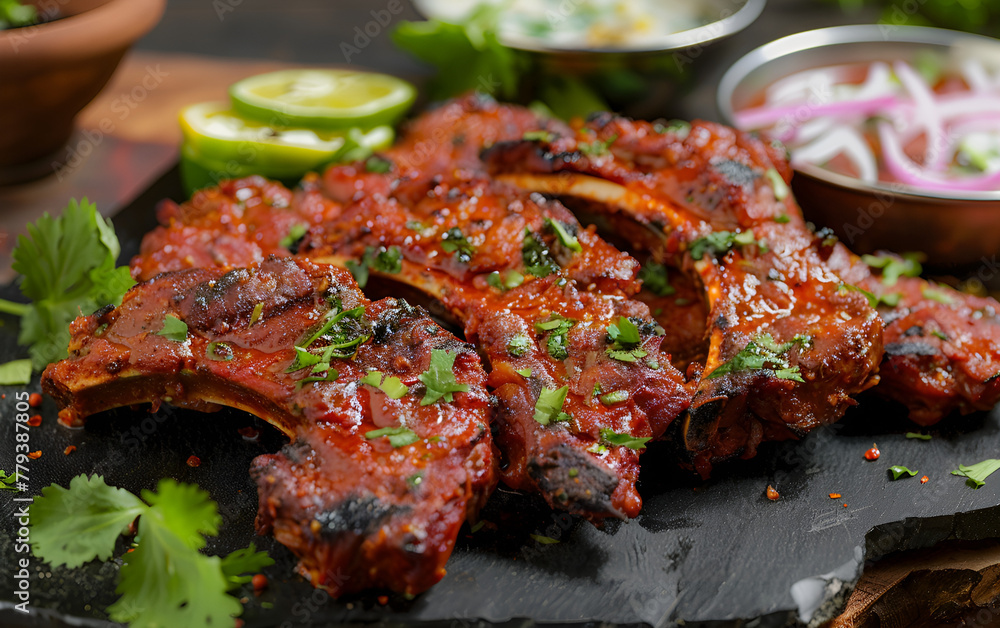 Tandoori style grilled beef   for Eid celebration