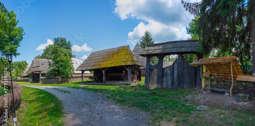 Maramures Village Museum in Sighetu Marmatiei in Romania © dudlajzov