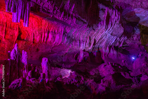 Imereti caves at Sataplia nature reserve near Kutaisi, Georgia photo