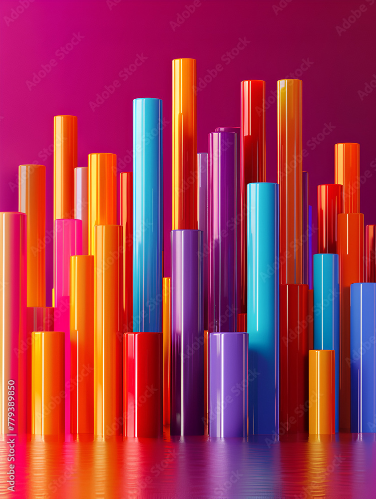 Obraz premium abstract colorful background ganrative.ai