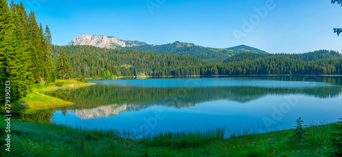 Crno Jezero aka Black lake at Durmitor national park in Montenegro © dudlajzov