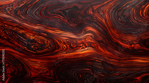 Luxurious rosewood wood texture background with varnished finishing exuding elegance and sophistication