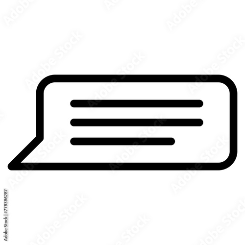 speech bubble icon