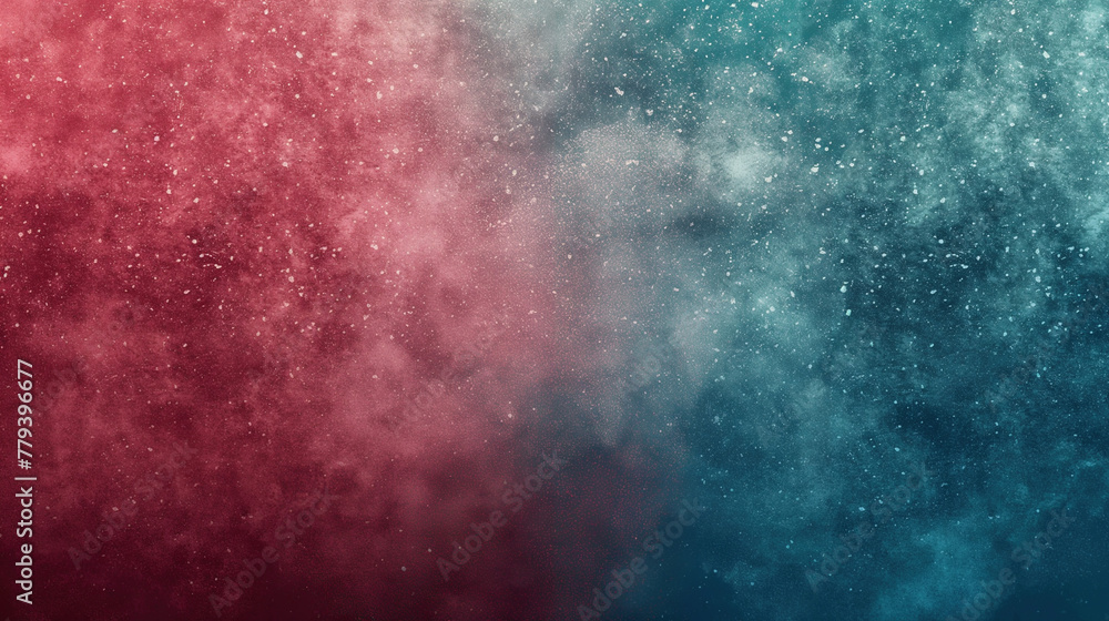 colorful gradient background with clouds and star