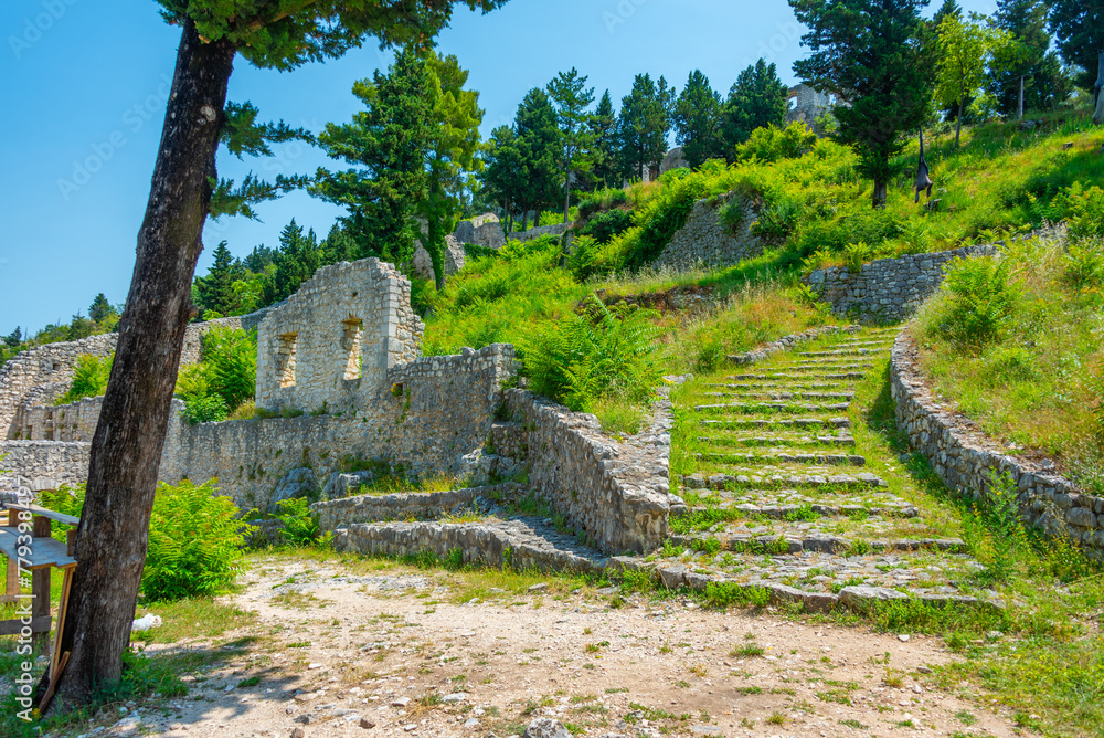 View of the old town of Stolac in Bosnia and Herzegovina