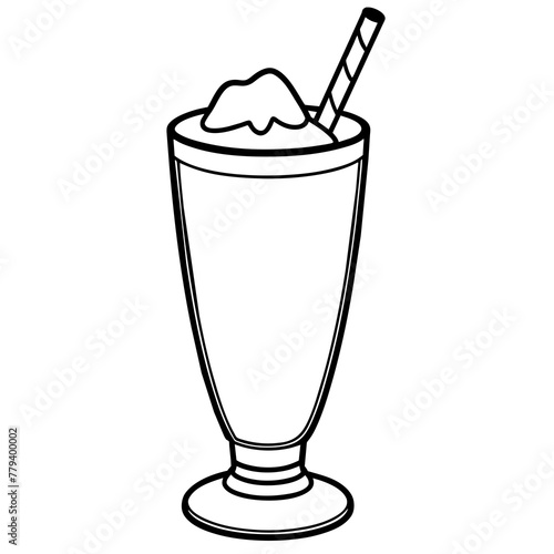 Glass of cola vector