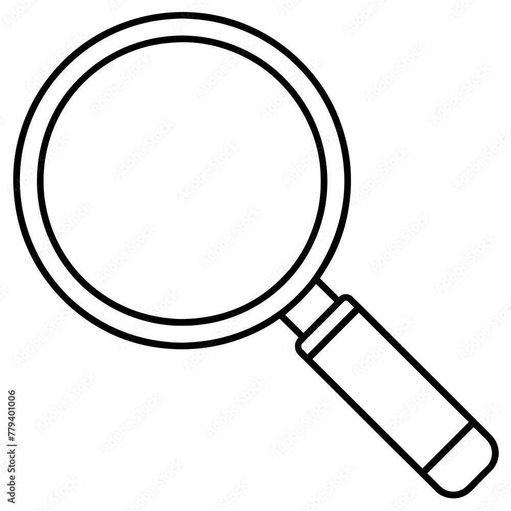 Magnifying glass vector Magnifying glass vector