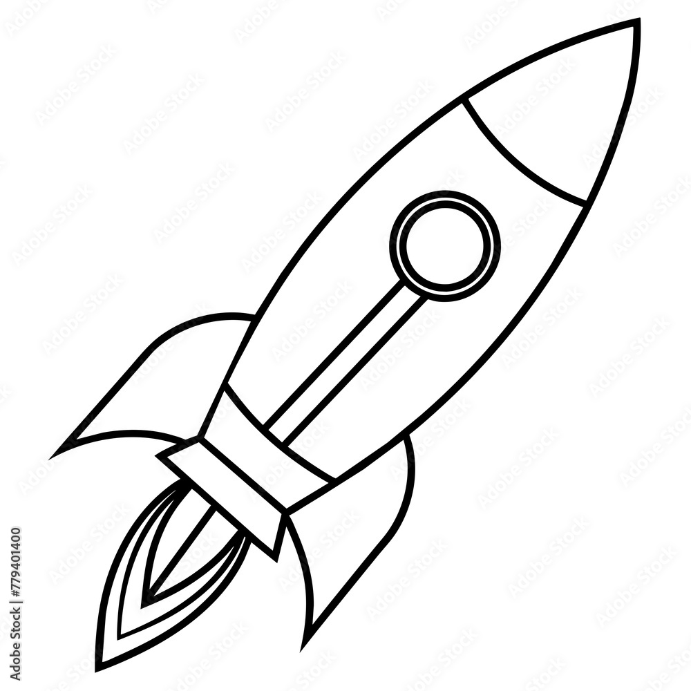 rocket vector - vector illustration rocket vector - vector illustration