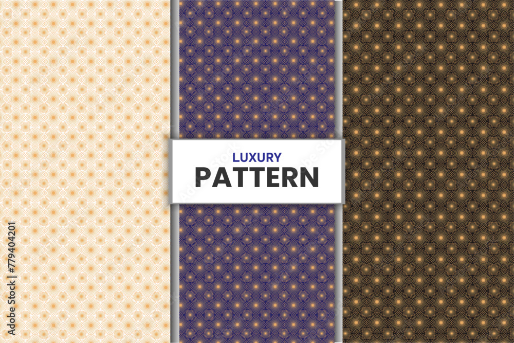 Seamless background pattern - gold wallpaper - vector Illustration Seamless background pattern - gold wallpaper - vector Illustration