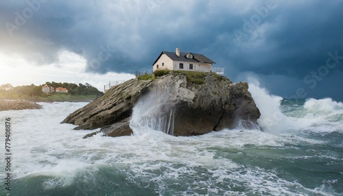 Like a Wise man: Parable about The House Built on the Rock: Matthew 7. 