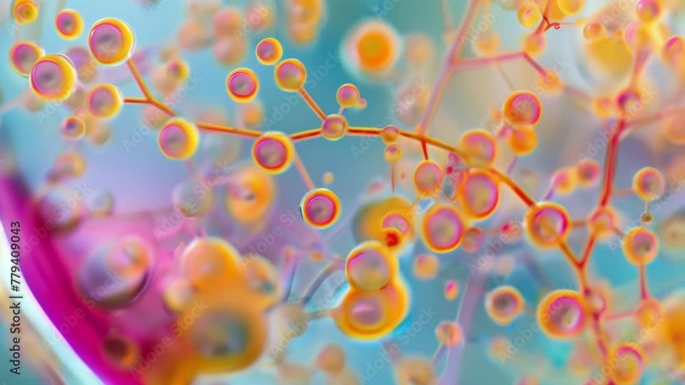 A vibrant image of a fungal hyphae network in a Petri dish emphasizing the colorful and diverse world existing beneath the surface . AI generation. A vibrant image of a fungal hyphae network in a Petri dish emphasizing the colorful and diverse world existing beneath the surface . AI generation.