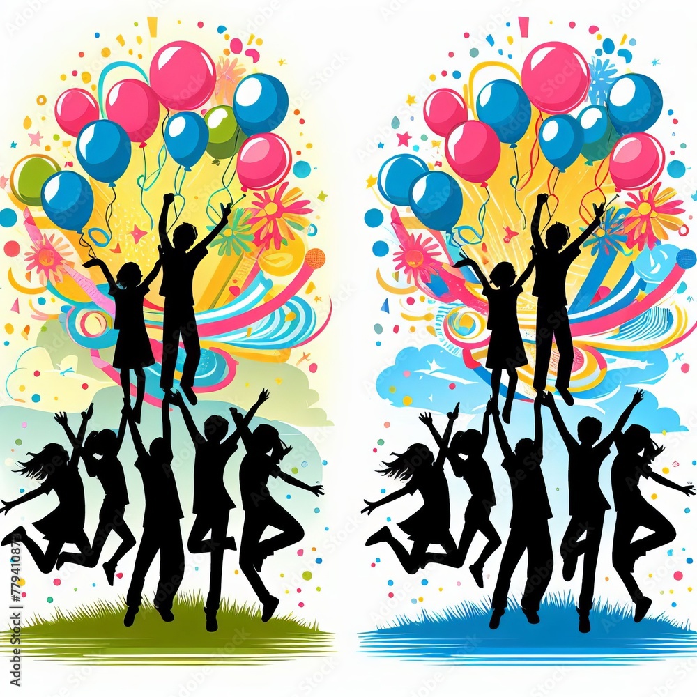 Happy friendship day with friends of people hugging together to celebrate,Generative ai Happy friendship day with friends of people hugging together to celebrate,Generative ai