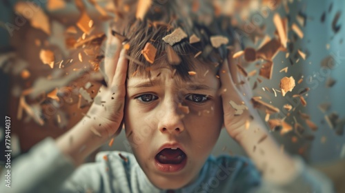 Attention deficit hyperactivity disorder ADHD. One of the most common neurodevelopmental disorders of childhood. Usually first diagnosed in childhood and often lasts into adulthood photo