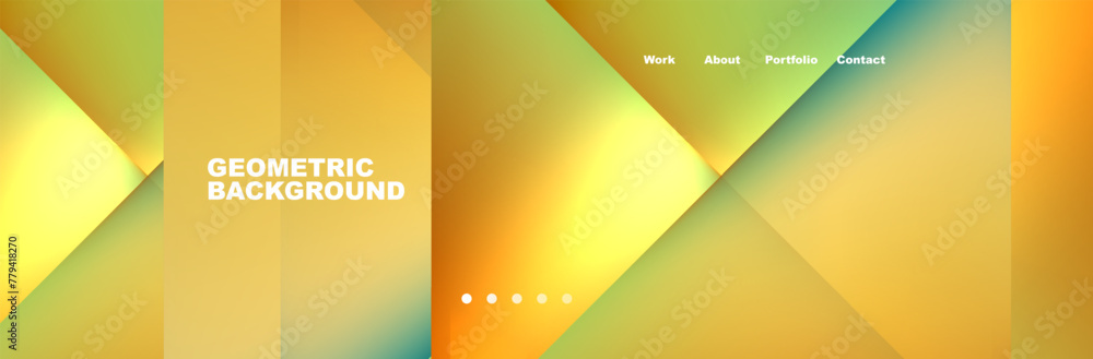 Colorful fluid gradient triangles and squares web site template. Vector Illustration For Wallpaper, Banner, Background, Card, Book Illustration, landing page Colorful fluid gradient triangles and squares web site template. Vector Illustration For Wallpaper, Banner, Background, Card, Book Illustration, landing page
