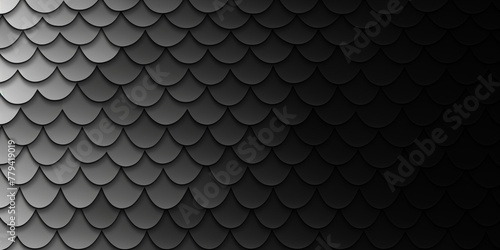 Dragon scale texture , black and white gray depth map, uniform and transitional. photo