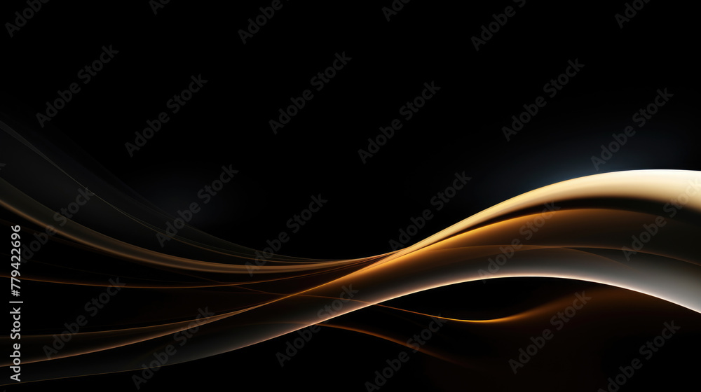 Abstract dynamic background with glowing wavy lines. Abstract dynamic background with glowing wavy lines.