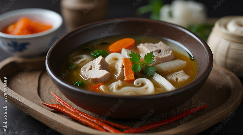 Traditional chinese soup.generative.ai