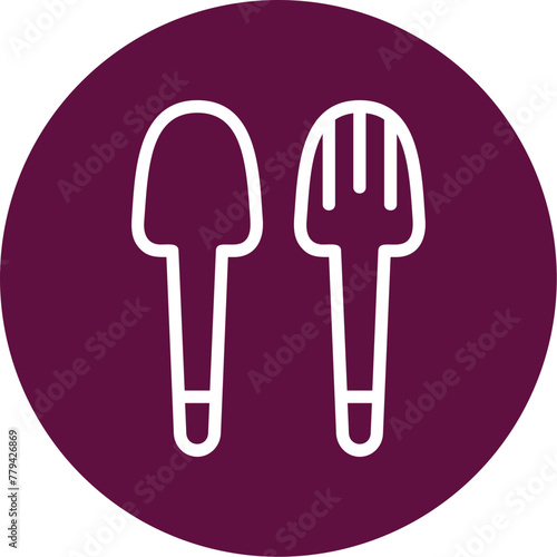 Salad Servers Icon