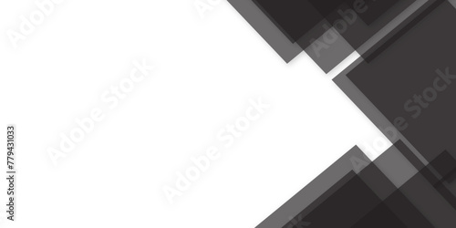abstract square technology communication concept vector background. Minimal geometric black  grey  white light background abstract design square technology communication concept vector.