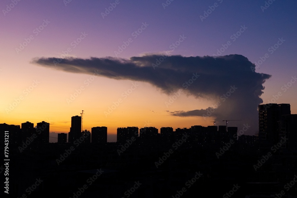 Naklejka premium cloud in the sky