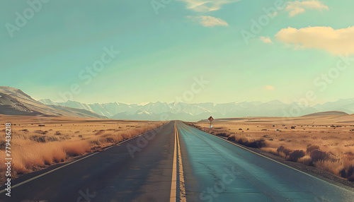 Picture a road stretching ahead symbolizing travel and exploration ar7 4 v6 0 Generative AI