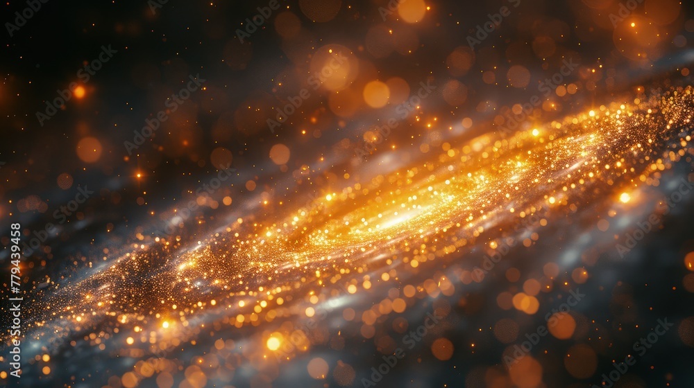 Fototapeta premium Galaxy vortex. Incredible Cosmic Structure. Superclusters in Colorful Phenomena