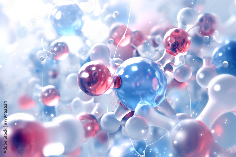 3d render of a dna molecule on blue background 3d render of a dna molecule on blue background