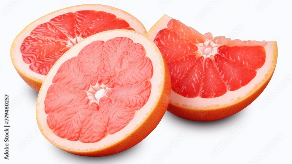 slice of grapefruit slice of grapefruit
