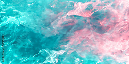 Abstract multi colored smoke waves background