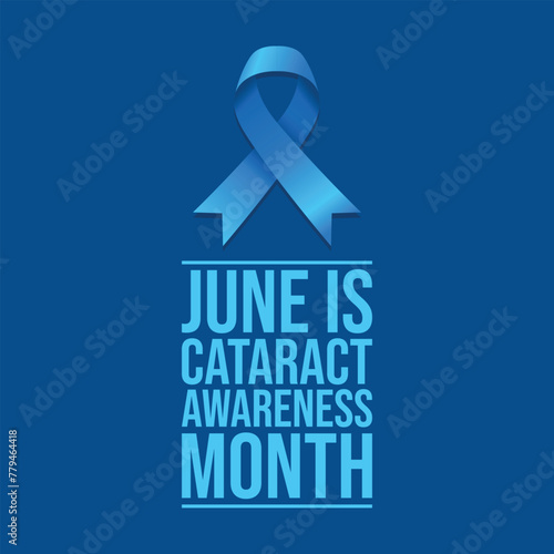 vector graphic of Cataract Awareness Month ideal for Cataract Awareness Month celebration.