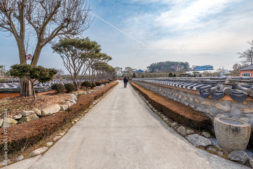 Fototapeta premium 고스락 농원의 풍경-Landscape of Goseurak Farm, Iksan, South Korea