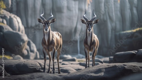 antelope in the zoo photo