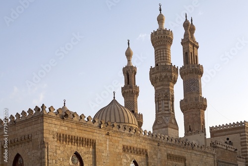 Al-Azhar Mosque at Cairo, Egypt