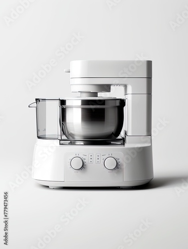 Modern Compact Food Processor Kitchen Appliance.