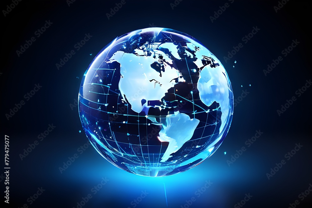 blue earth globe