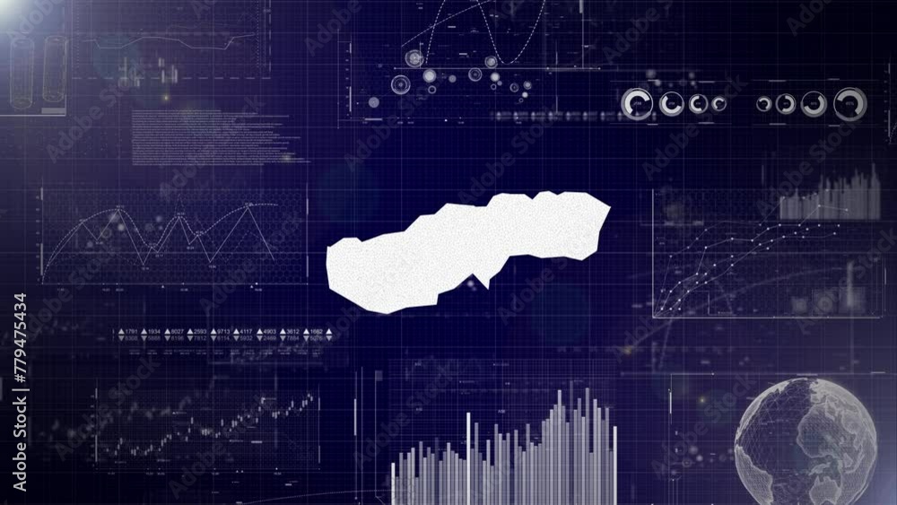 slovakia-country-corporate-background-with-abstract-elements-of-data