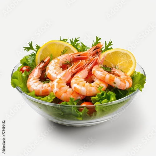 shrimps on a plate