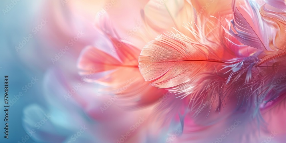 Abstract background featuring a feather pattern soft blend colors. Abstract background featuring a feather pattern soft blend colors.