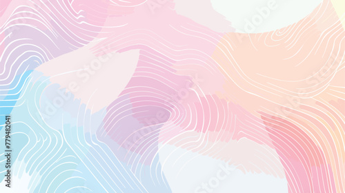 Light Pastel color Gradient Background with Geometric