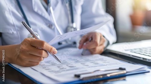 Automating medical billing and insurance claims processes  AI generated illustration