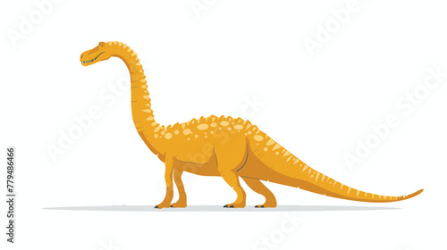 Sketchy Dinosaur Vector Illustration flat vector isolated © Jasmin